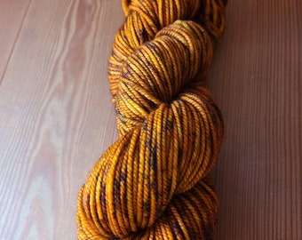 Hand-Dyed Superwash Merino Wool Yarn: Worsted Weight, 'Anchor' Colorway