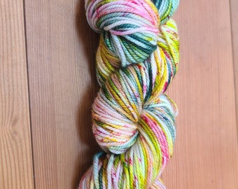 Hand-Dyed Speckled Merino Wool Yarn: Ursa Minor Worsted Weight