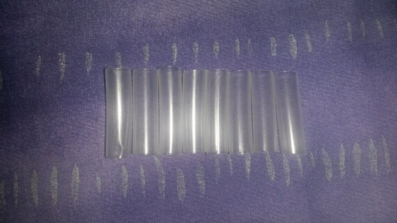 clear plastic aglets