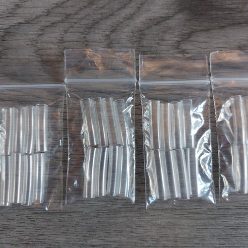 8 Clear Plastic Transparent Shoelace Aglets Tips With Heat Etsy