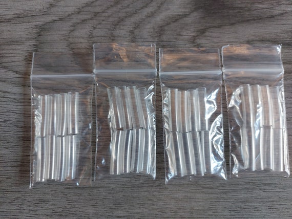 Clear plastic best sale aglets