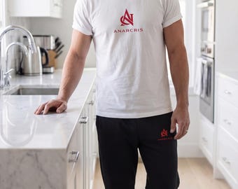 Pantalon de survêtement en molleton épais ANARCRIS | Pantalon de survêtement décontracté