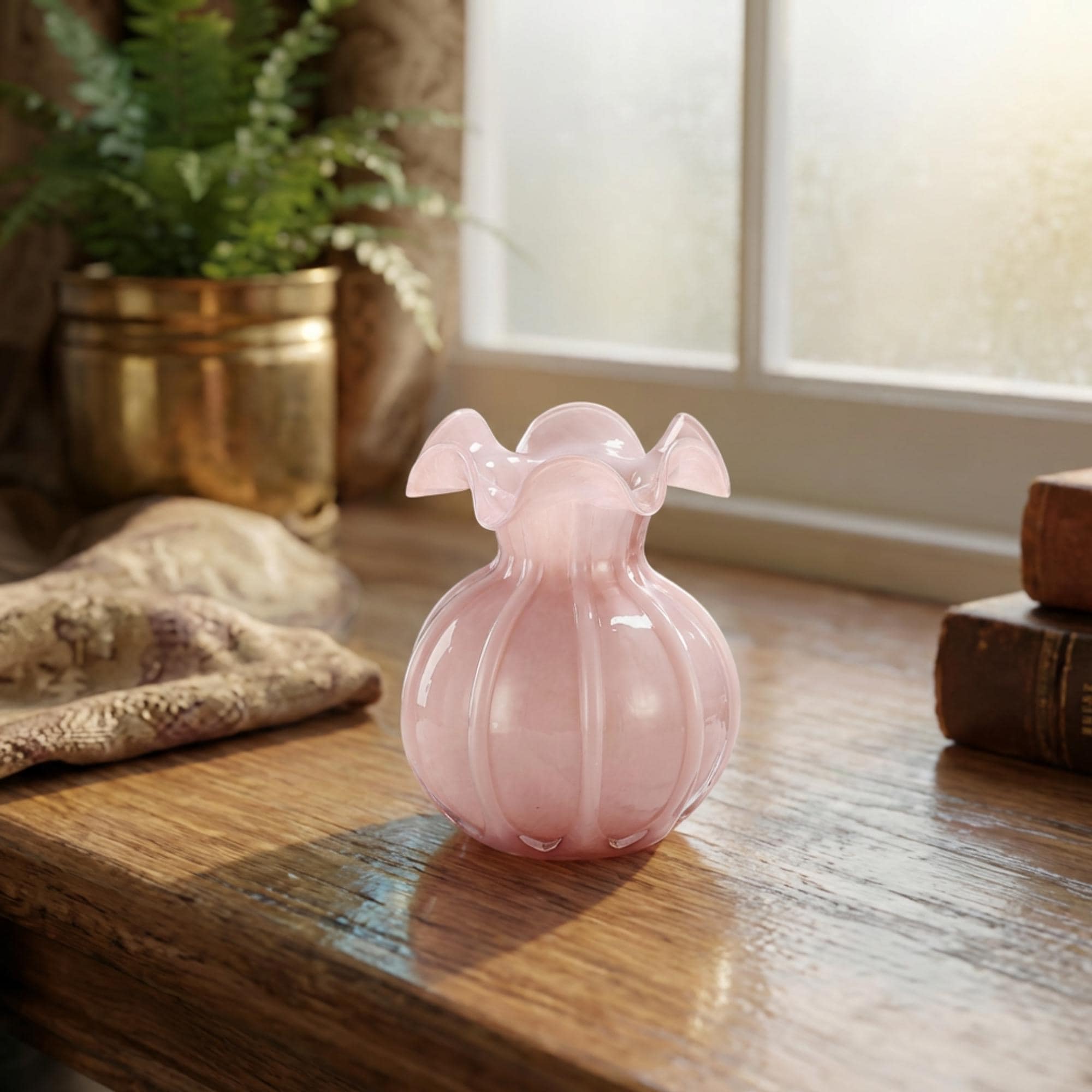 Pink Murano Vase - Etsy