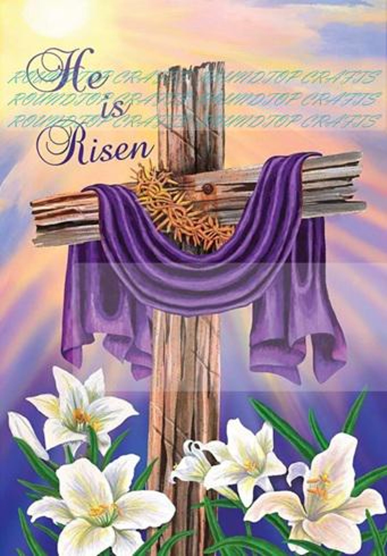 Easter Edging EASTER Fore Edge Photo Strip Book PATTERN, Ink SAVER, 365 Pgs, 9