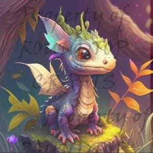 Fore Edge photo strip book PATTERN, INK SAVER, Baby Dragon, 335 pgs, 20.5 cm. 8 1/16" tall. book folding, folded book, Fantasy