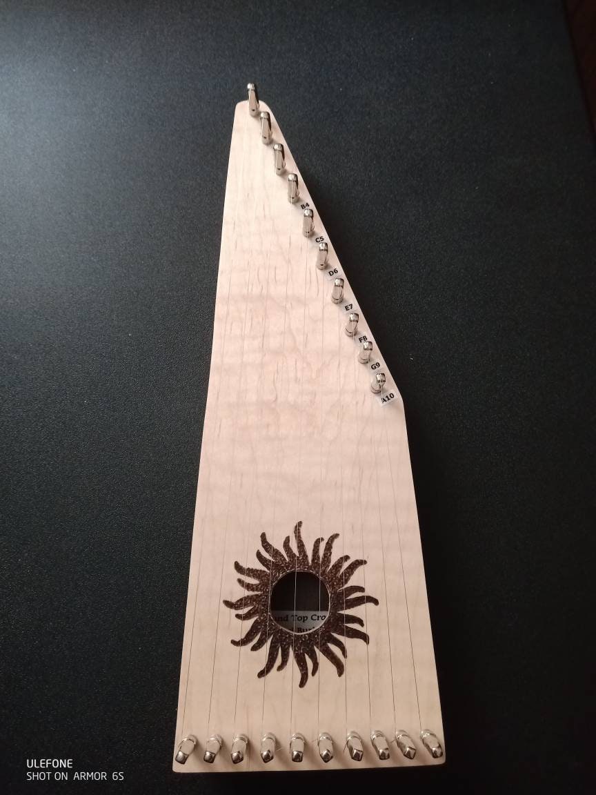 Bowed Psaltery Psaltery Zither Harp Lyre Stringed Etsy