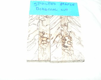 Exotic Hardwood Pen Blanks – Spalted Maple Diagonal Cut) Wood
