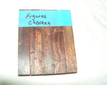 Exotic Hardwood Pen Blanks –  Figured Chechen Wood