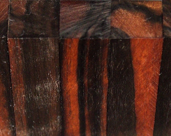 Exotic Hardwood Pen Blanks –  Macassar Ebony Wood