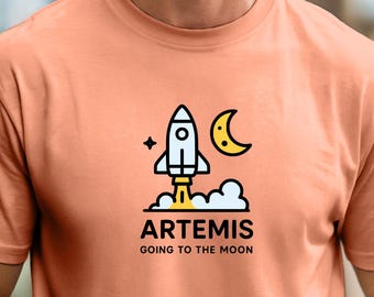 Artemis Moon Mission Artemis T-shirt | Spaceflight Astronaut Design