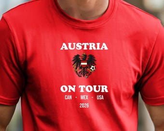 Austria Soccer World Cup 2026 T-shirt | Austrian Football Design