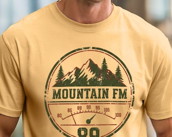 Mountain FM vintage T-shirt | Radio Station Logo Tee