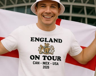 England World Cup T-Shirt | Garment-Dyed Football Tee