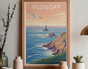 Vintage poster Plogoff – Pointe du Raz