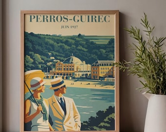 Perros-Guirec, summer 1927, Trestraou