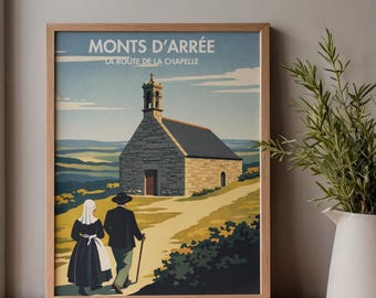 Monts d'Arrée on the road to the chapel
