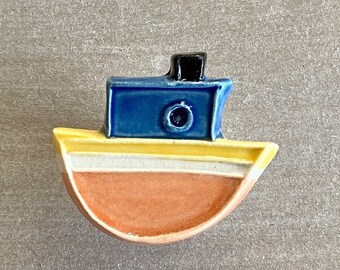 Ręcznie wykonany na zamówienie ceramiczny uchwyt/gałka do mebli łodziowych