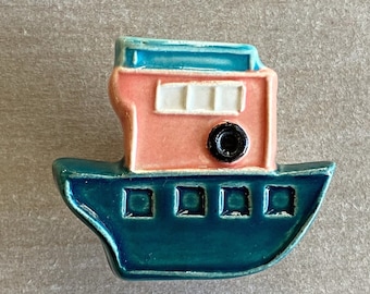 Ręcznie wykonany na zamówienie ceramiczny uchwyt/gałka do mebli łodziowych