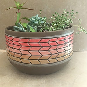 Handmade to order ceramic planter image 1