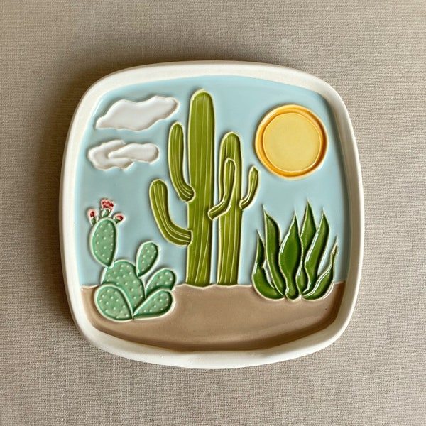 Poggiamestolo in ceramica fatto a mano