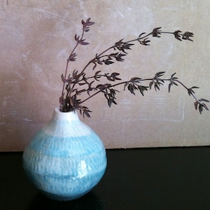 handmade ceramic ombre vase