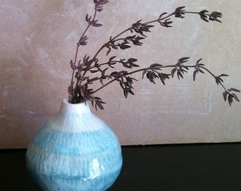 handmade ceramic ombre vase