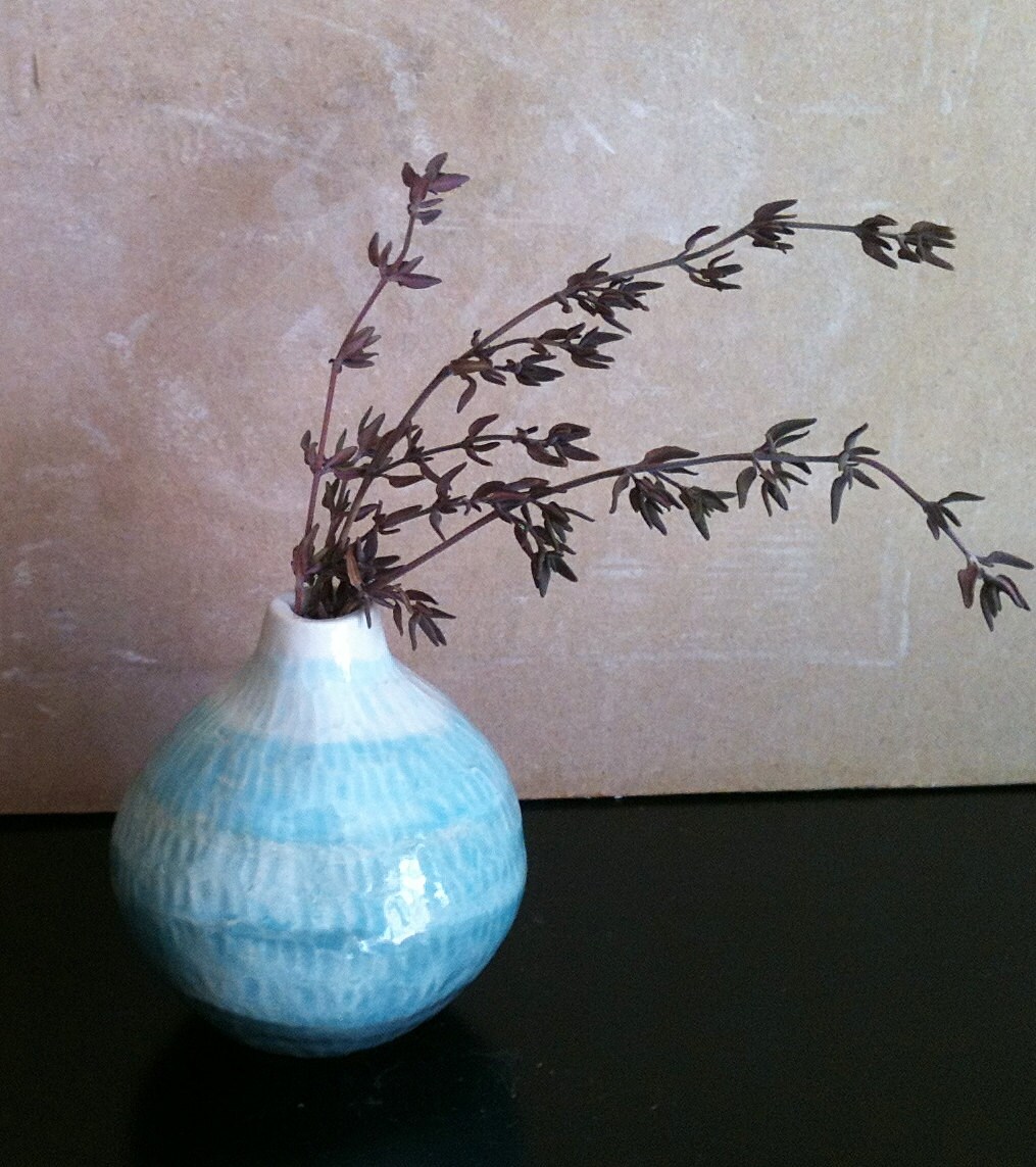 handmade ceramic ombre vase Etsy