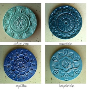 handmade ceramic coaster set