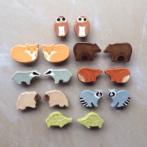 Fox woodland animal furniture knobs image 2