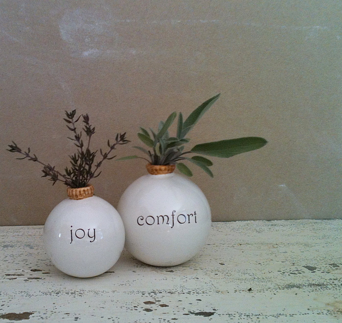 Planteur de Vacances Fait Main, Ensemble Vase