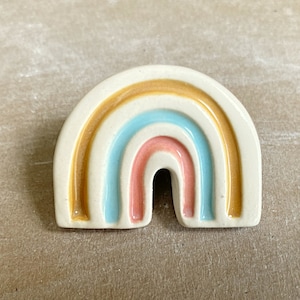 Handmade rainbow furniture knob image 6