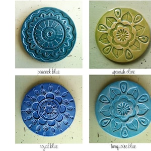 handmade ceramic coaster set