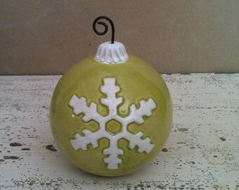 Handmade ceramic picture holder ornament