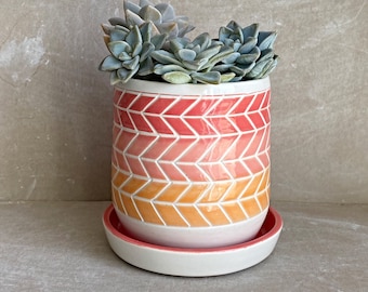 Handmade to order ceramic planter