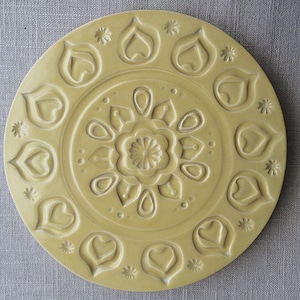 Handmade ceramic trivet/hot plate