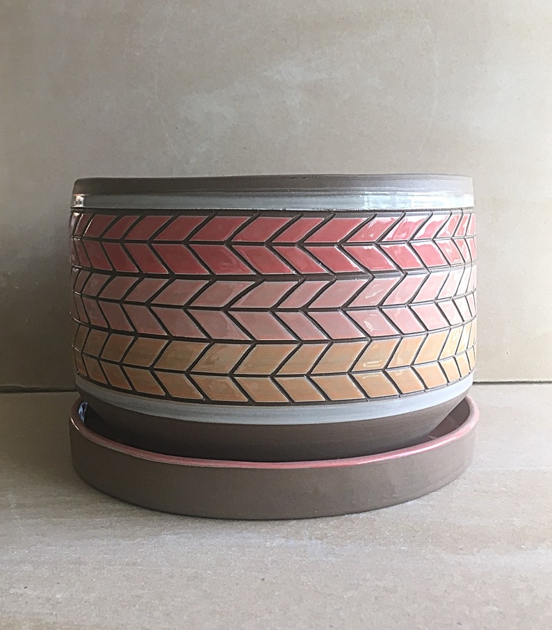 Handmade to order ceramic planter image 2