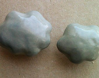 Bouton de meuble en céramique en forme de nuage, poignée de tiroir