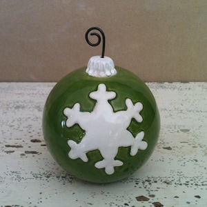 Handmade ceramic picture holder ornament