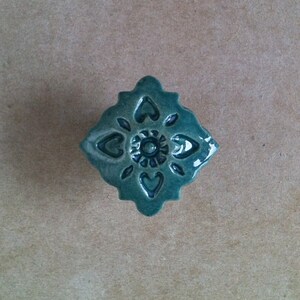 handmade ceramic furniture knob, drawer pull