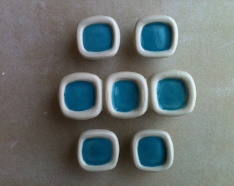 furniture knobs, drawer pulls, cabinet hardware set of 4 knobs and 1 handle