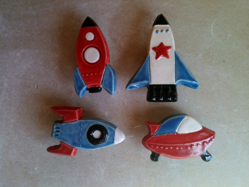 Spaceship furniture knobs, drawer pulls, cabinet hardware image 2