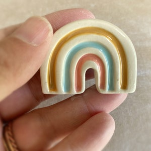 Handmade rainbow furniture knob image 4