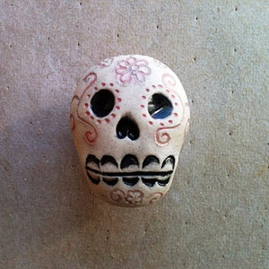 Día de los Muertos skull furniture knobs, Day of the Dead skull