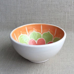 Handmade, carved ceramic little bowl image 4