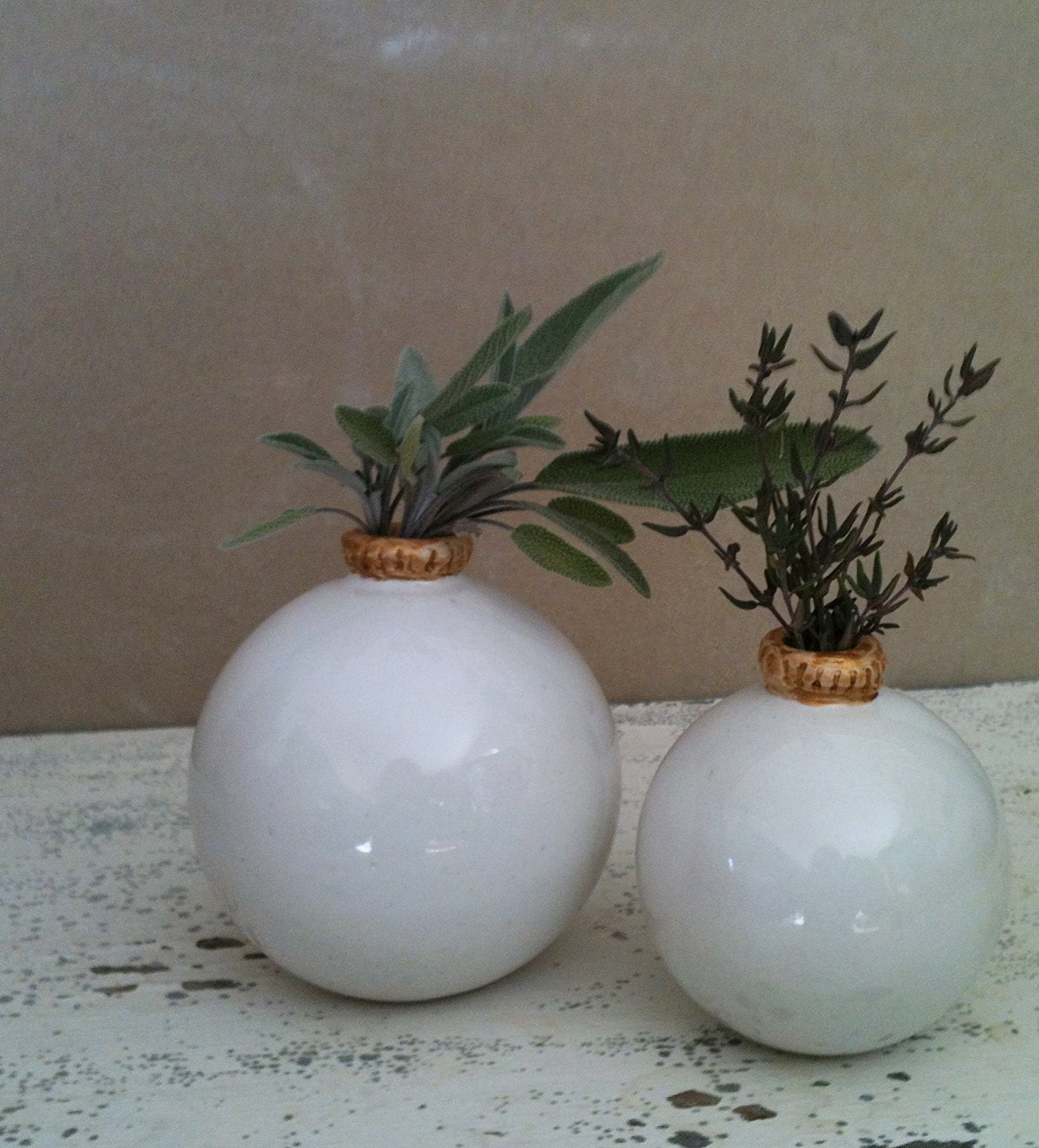 Planteur de Vacances Fait Main, Ensemble Vase