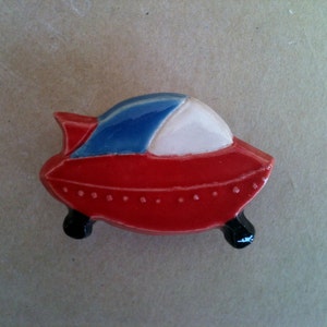 Spaceship furniture knobs, drawer pulls, cabinet hardware image 1