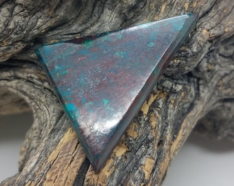 Chrysocolla with Cuprite Handcrafted Cabochon