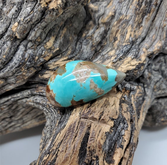 Number 8 High Dome Turquoise Cabochon