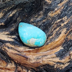 Natural Royston Turquoise Cabochon