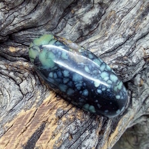 Natural Spiderweb Variscite Cabochon